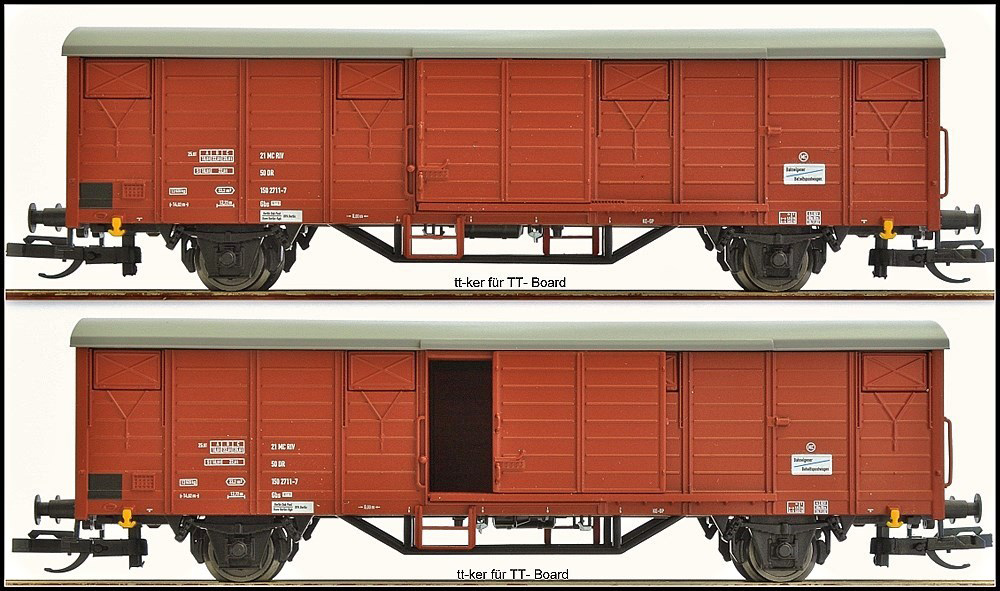 Gbs; DR; Ep.IV; Bahneigener Behelfspostwagen; Tillig; aus Set 01671; Wagen-1; 21 50 150 2711-7; 26.11.82
