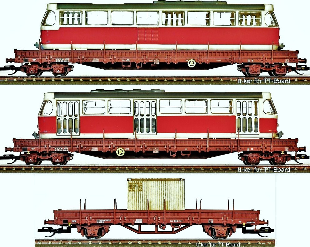 Club-Exklusivmodell 2011 (3 Wagen), Beladegut Straßenbahn; DR; Ep.IV