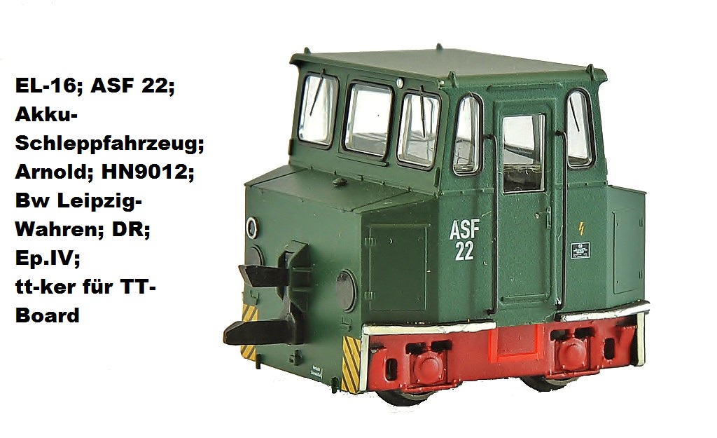 EL-16; ASF 22; Akku-Schleppfahrzeug; Arnold; HN9012; DR; Ep.IV; Bw Leipzig-Wahren