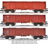 3tlg. Güterwagenset mit Braunkohleladung; Tillig; 501672; Exklusivmodell für Spiele-Max